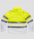 Chaqueta Workshell Alta visibilidad Blanco y Amarillo