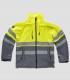 Chaqueta Workshell Alta visibilidad Gris y Amarillo