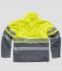 Chaqueta Workshell Alta visibilidad Gris y Amarillo