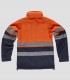 Chaqueta Workshell Alta visibilidad Marino y Naranja