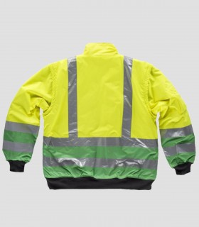 Piloto acolchada Alta visibilidad Verde y Amarillo