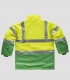Parka acolchada Alta visibilidad Verde y Amarillo
