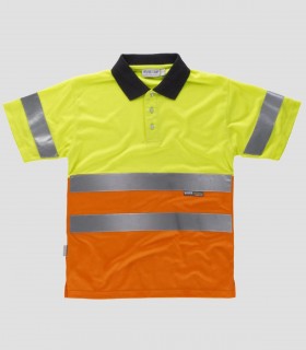 Polo Alta visibilidad Amarillo y Naranja