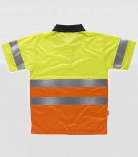 Polo Alta visibilidad Amarillo y Naranja