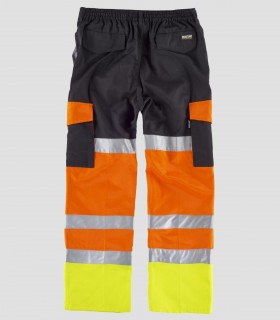 Pantalón Alta visibilidad Negro, Amarillo y Naranja