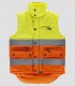 Chaleco acolchado Alta visibilidad Amarillo y Naranja