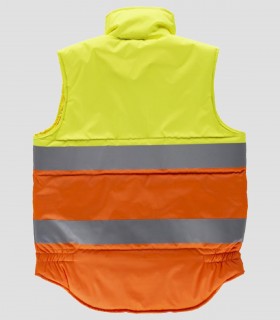 Chaleco acolchado Alta visibilidad Amarillo y Naranja