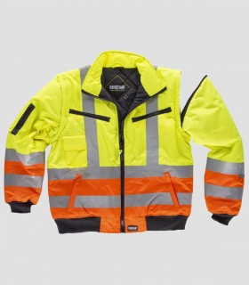 Piloto acolchada Alta visibilidad Amarillo y Naranja