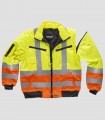 Piloto acolchada Alta visibilidad Amarillo y Naranja