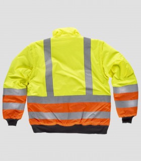 Piloto acolchada Alta visibilidad Amarillo y Naranja