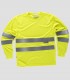 Polo manga larga Alta visibilidad Amarillo