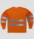 Camiseta manga larga Alta visibilidad Naranja