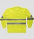 Polo manga larga Alta visibilidad Amarillo