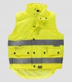 Chaleco acolchado Alta visibilidad Amarillo