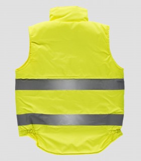 Chaleco acolchado Alta visibilidad Amarillo