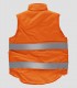 Chaleco acolchado Alta visibilidad Naranja