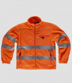 Chaqueta Polar Alta visibilidad Naranja