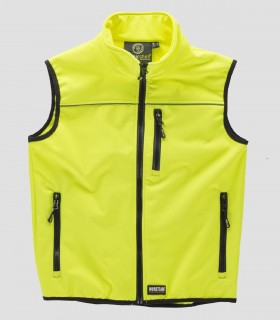 Chaleco Workshell Alta visibilidad Amarillo