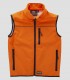 Chaleco Workshell Alta visibilidad Naranja
