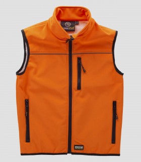 Chaleco Workshell Alta visibilidad Naranja