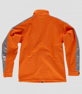 Chaqueta Workshell Alta visibilidad Naranja