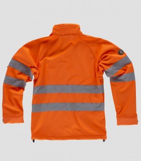 Chaqueta Workshell Alta visibilidad Naranja