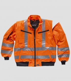 Piloto acolchada Alta visibilidad Naranja