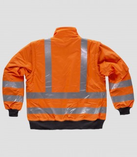 Piloto acolchada Alta visibilidad Naranja