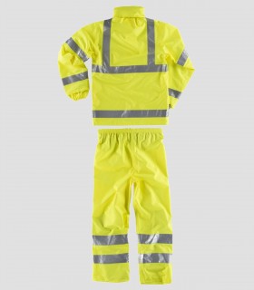 Traje de agua impermeable Alta visibilidad Amarillo