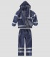 Traje de agua impermeable Marino con cintas reflectantes