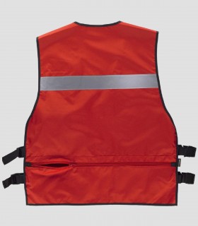 Chaleco cintas reflectantes Rojo