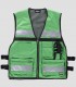 Chaleco cintas reflectantes Verde