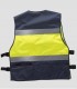 Chaleco Alta visibilidad Marino y Amarillo