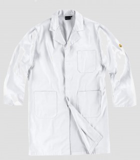 Bata Antiestática Blanca