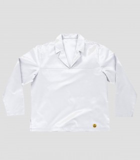 Casaca Antiestática Blanca