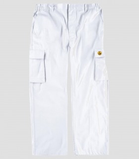 Pantalón Antiestático Blanco