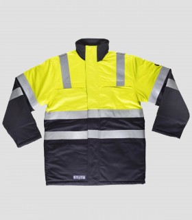 Parka Ignífuga y Antiestática Alta visibilidad