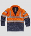 Parka Impermeable Ignífuga y Antiestática Alta visibilidad
