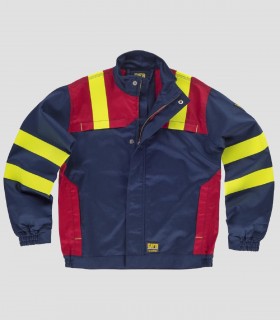 Cazadora Ignífuga y Antiestática Alta visibilidad Marino