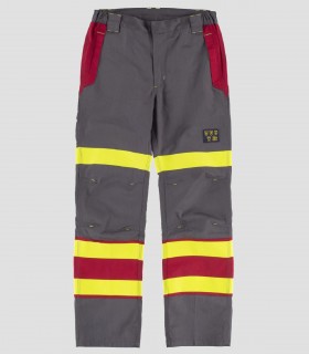 Pantalón Ignífuga y Antiestática Alta visibilidad Gris