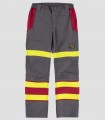 Pantalón Ignífugo y Antiestático Alta visibilidad Gris