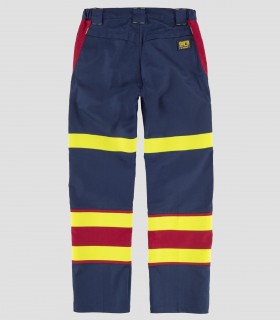 Pantalón Ignífuga y Antiestática Alta visibilidad Marino