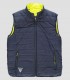 Chaleco reversible acolchado Alta visibilidad Marino y Amarillo