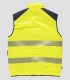 Chaleco reversible acolchado Alta visibilidad Marino y Amarillo
