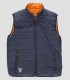 Chaleco reversible acolchado Alta visibilidad Marino y Naranja