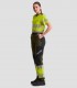Pantalón elástico Alta visibilidad Verde oscuro, Negro y Amarillo