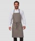 Delantal con peto Ceniza