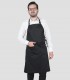 Delantal con peto Negro