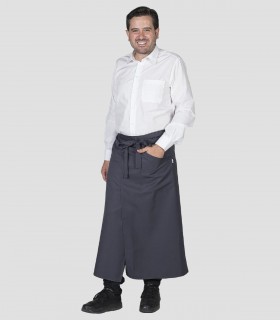 Delantal Francés camarero Gris marengo