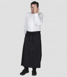 Delantal Francés camarero Negro